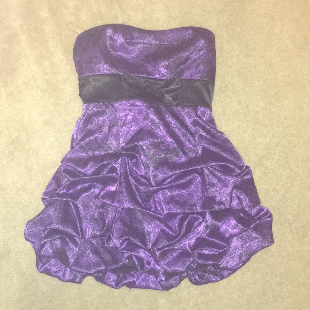 Purple Mini Dress, homecoming/prom